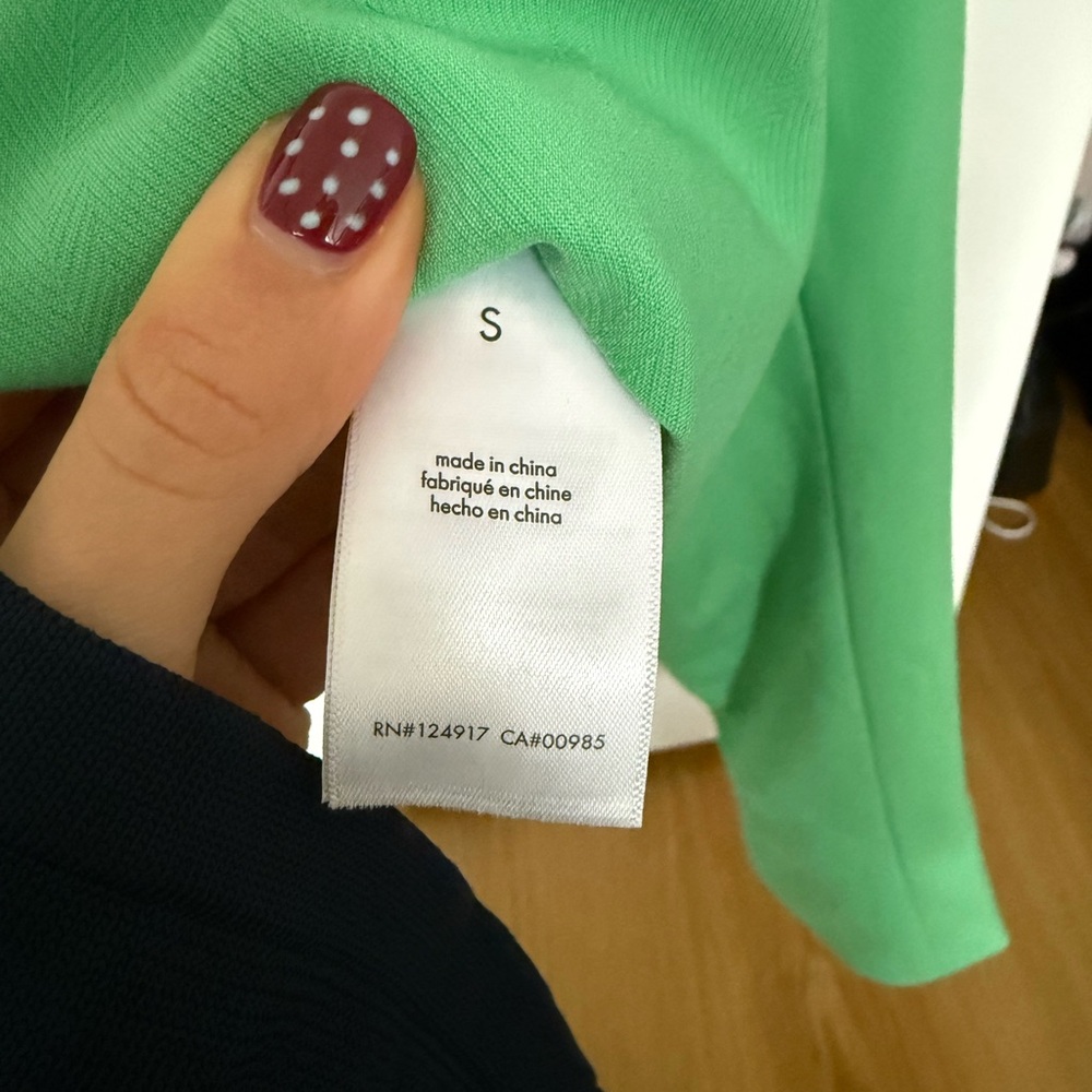 Weworewhat green crop blazer